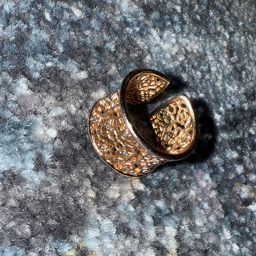Kendra Scott Rose Gold Textured Ring